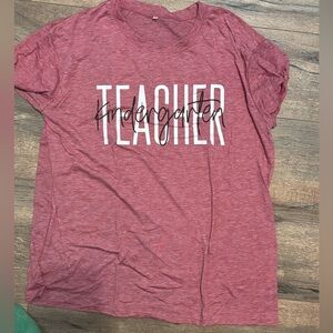 Kindergarten teacher tee
